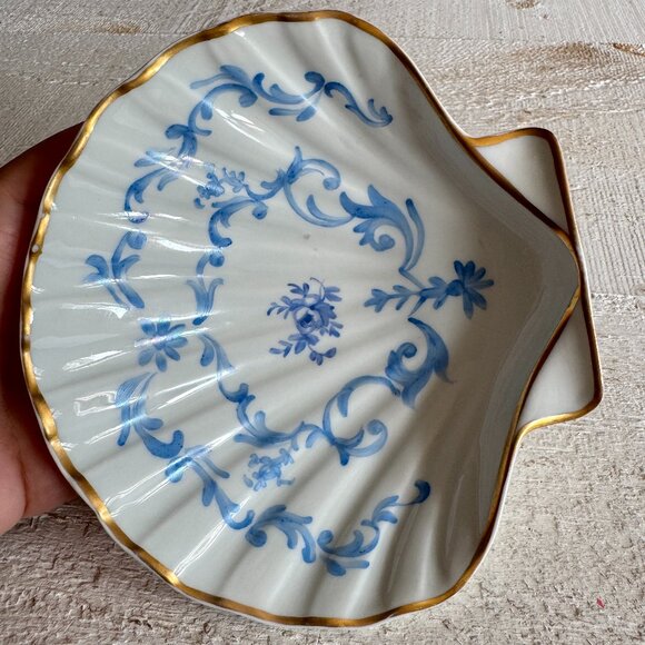 Vintage Limoges France Saks Fifth Avenue Shell Bowl - Picture 6 of 11